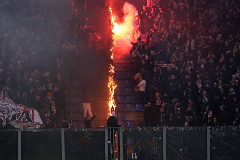 Football. Lotto Ekstraklasa. Wisla Krakow - Cracovia Krakow. 10.12.2016