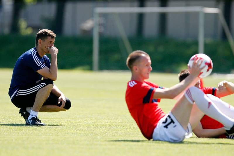 Football. Gornik Zabrze. Training. 21.06.2017