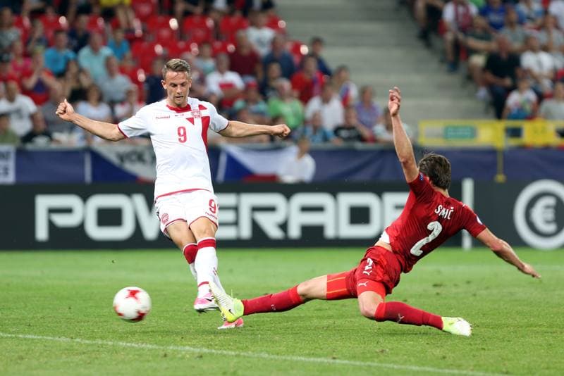 Football. UEFA European U21 Championship. Czech Republic - Denmark. 24.06.2017