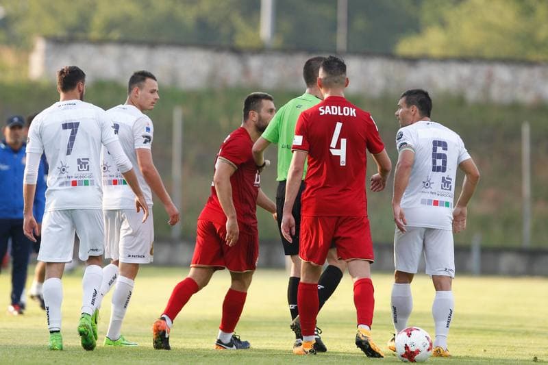 Football. Sparing. Zaglebie Sosnowiec - Wisla Krakow. 07.07.2017