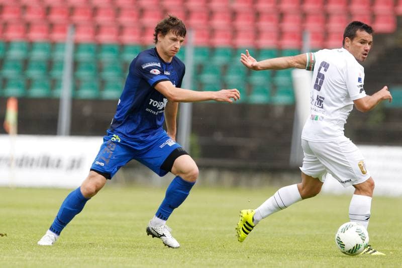 Football. Sparing. Zaglebie Sosnowiec - LKS Lodz. 15.07.2017