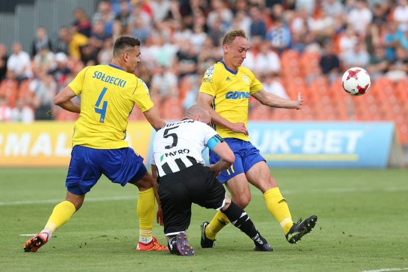 Football. Lotto Ekstraklasa. Sandecja Nowy Sacz - Arka Gdynia. 21.07.2017
