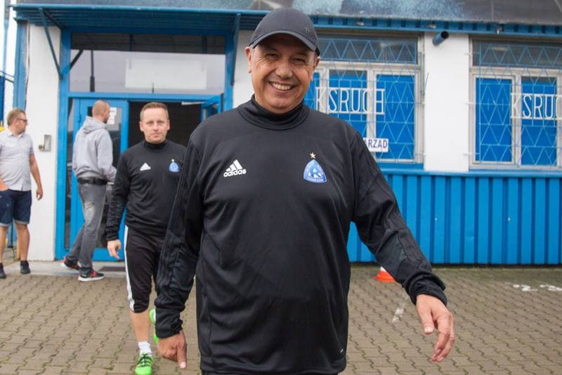 Football. Ruch Chorzow. Training. 11.09.2017