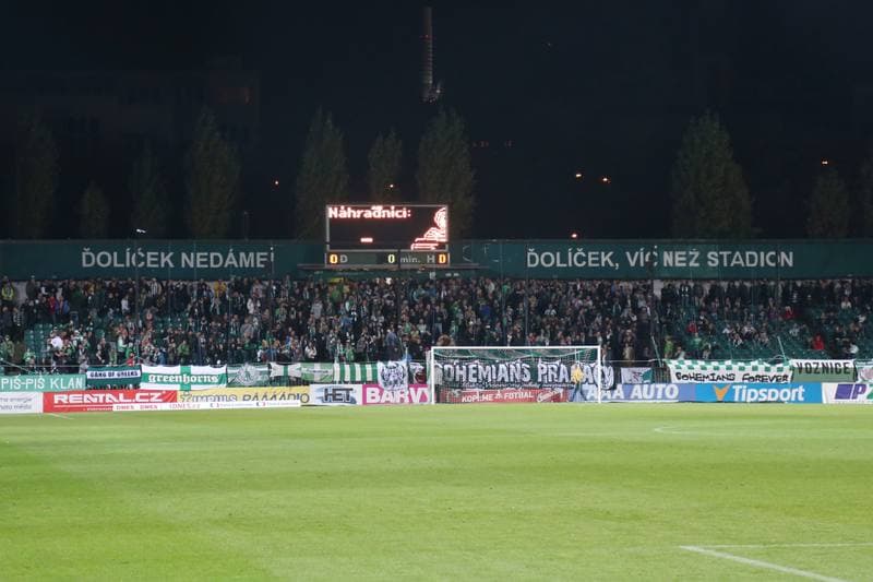 Football. HET Liga. Bohemians 1905 Praha - Banik Ostrava. 13.10.2017