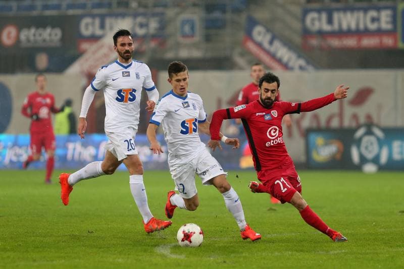 Football. Lotto Ekstraklasa. Piast Gliwice - Lech Poznan. 18.02.2017