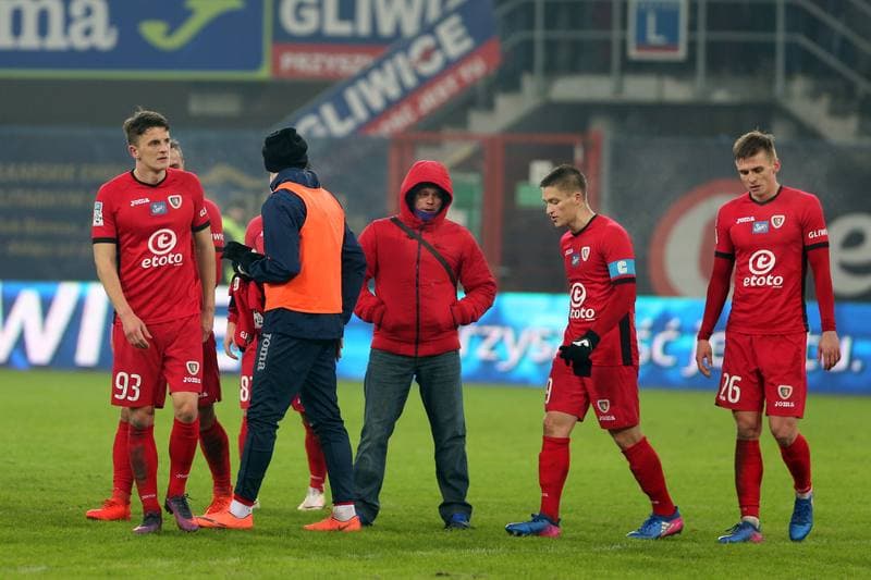 Football. Lotto Ekstraklasa. Piast Gliwice - Lech Poznan. 18.02.2017