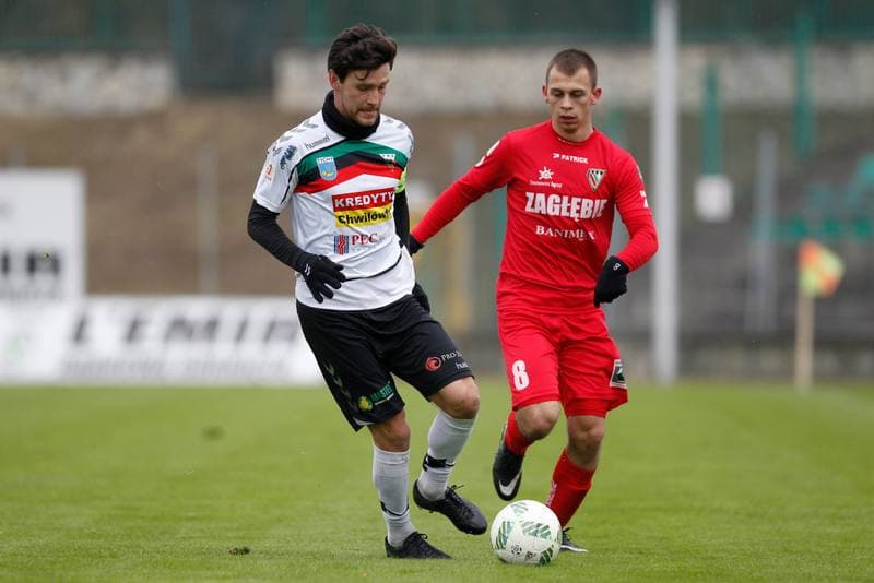 Football. Sparing. Zaglebie Sosnowiec - GKS Tychy. 25.02.2017