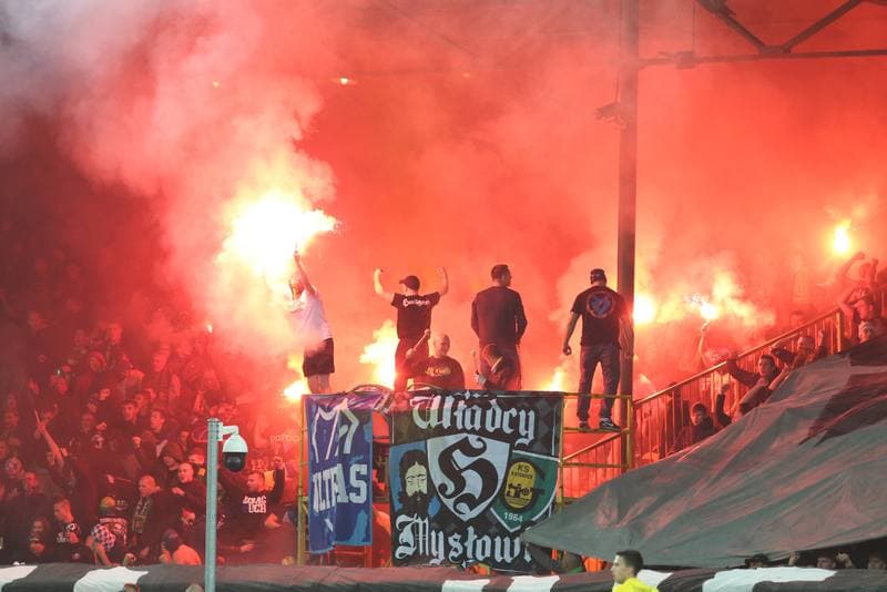 Football. Nice I Liga. GKS Katowice - Ruch Chorzow. 22.10.2017