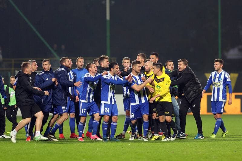 Football. Nice I Liga. GKS Katowice - Ruch Chorzow. 22.10.2017