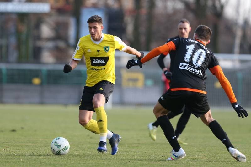Football. Sparing. GKS Katowice - Chrobry Glogow. 25.02.2017