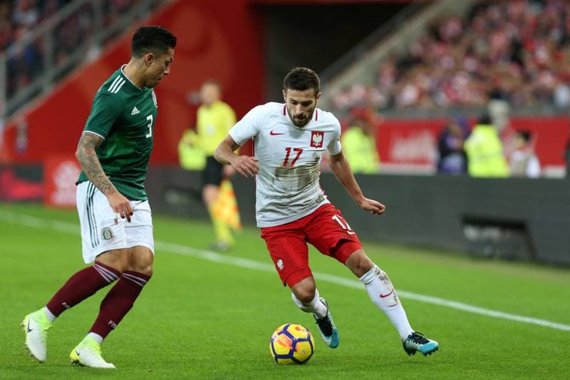 Football. International Friendly. Poland - Mexico. 13.11.2017