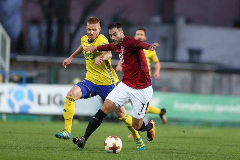 Football. Het Liga. Fastav Zlin - Sparta Prague. 05.11.2017