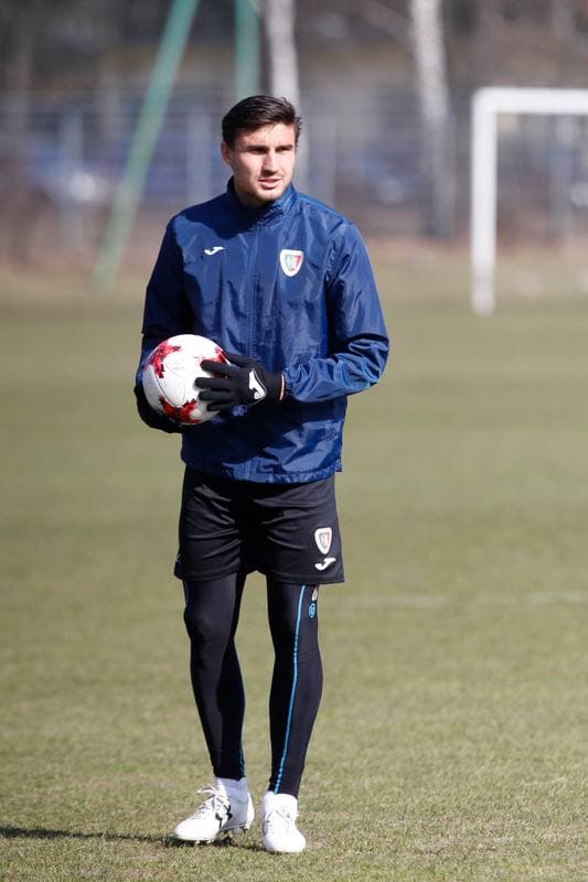Football. Piast Gliwice. Training. 08.03.2017