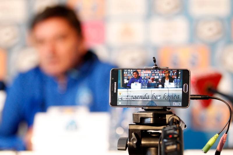 Football. Ruch Chorzow. Press Conference. 09.03.2017