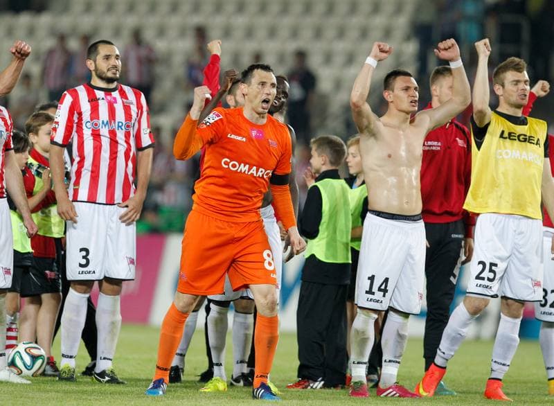 Football. T-Mobile Ekstraklasa. Cracovia Krakow - Ruch Chorzow. 02.06.2015