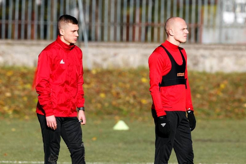 Football. Gornik Zabrze. Training. 23.11.2017