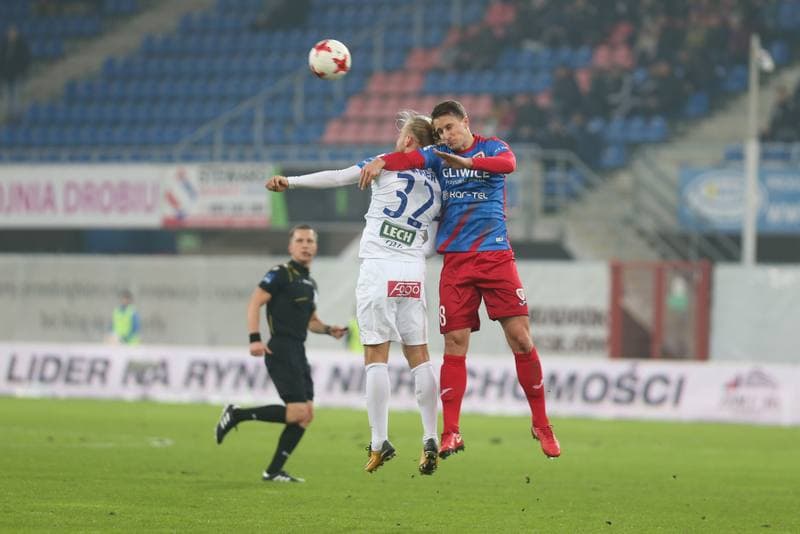 Football. Lotto Ekstraklasa. Piast Gliwice - Lech Poznan. 03.12.2017