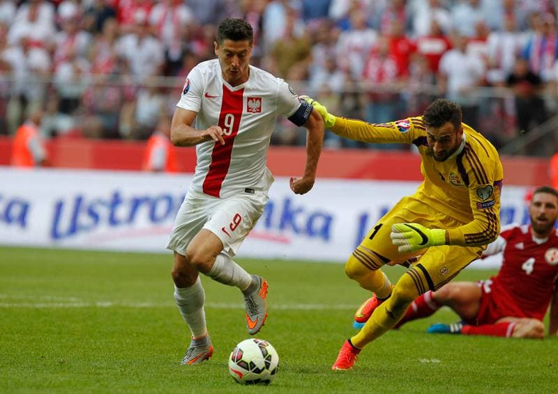 Football. UEFA Euro 2016 Qualifiers. Poland - Georgia. 13.06.2015