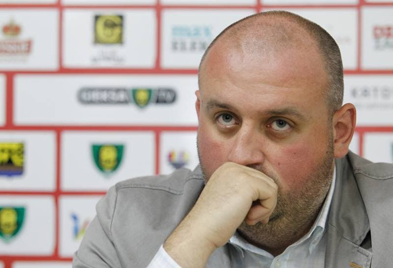 Football. GKS Katowice. Press Conference. 22.06.2015