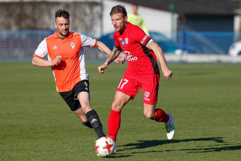 Football. Sparing. Piast Gliwice - Pniowek Pawlowice Slaskie. 28.03.2017