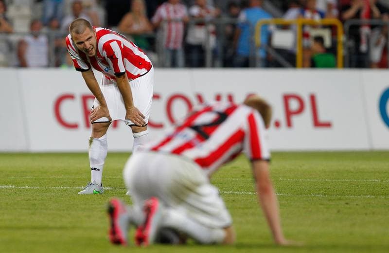 Football. T-Mobile Ekstraklasa. Cracovia Krakow - Piast Gliwice. 13.03.2015