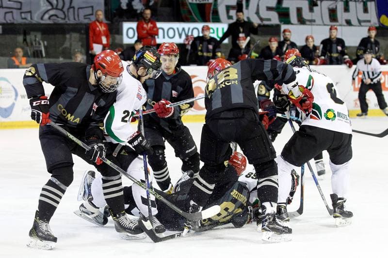 Ice Hockey. Polska Hokej Liga. GKS Tychy - Comarch Cracovia. 02.04.2017