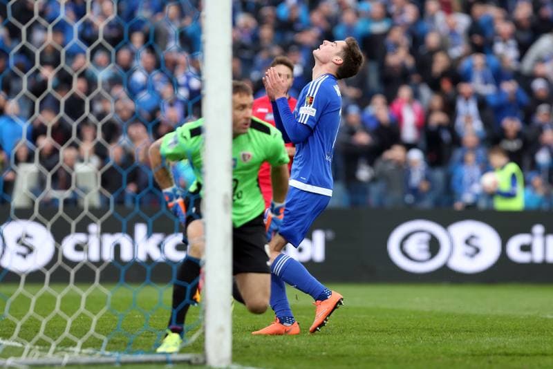 Football. Lotto Ekstraklasa. Ruch Chorzow - Piast Gliwice. 03.04.2017