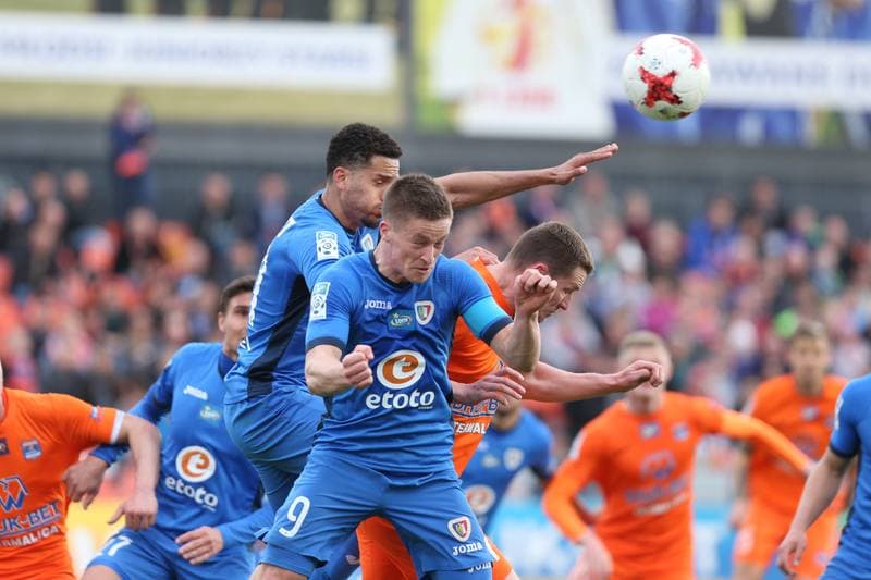Football. Lotto Ekstraklasa. Bruk-Bet Termalica Nieciecza - Piast Gliwice. 17.04.2017