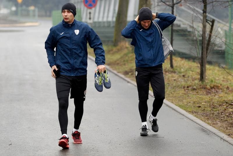 Football. Piast Gliwice. Training. 10.01.2018