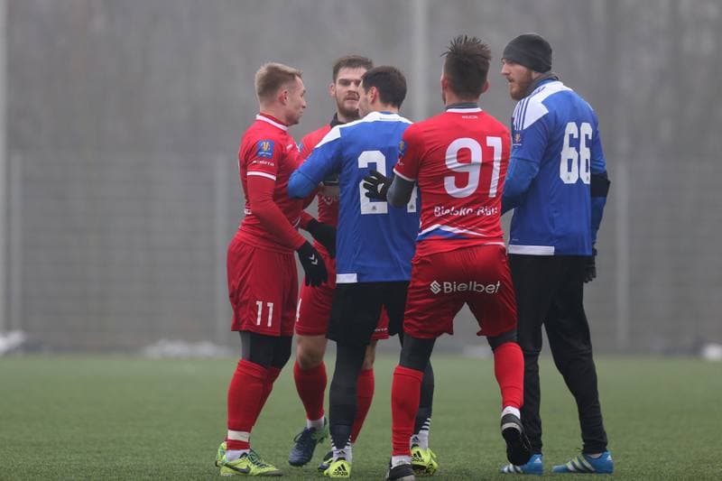 Football. Sparing. Ruch Chorzow - Podbeskidzie Bielsko-Biala. 27.01.2018