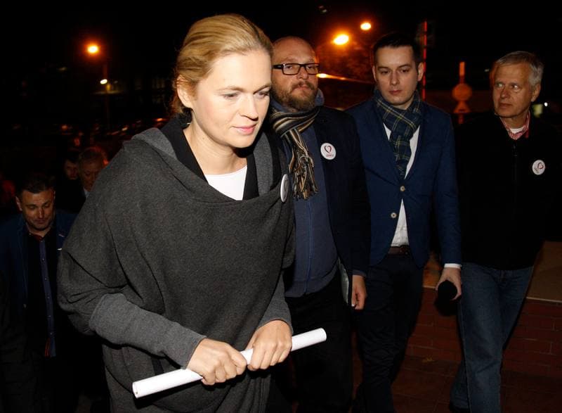 Barbara Nowacka. Press Conference. 08.10.2015