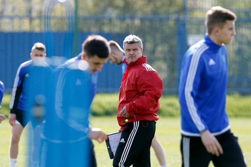 Football. Ruch Chorzow. Training. 24.04.2017