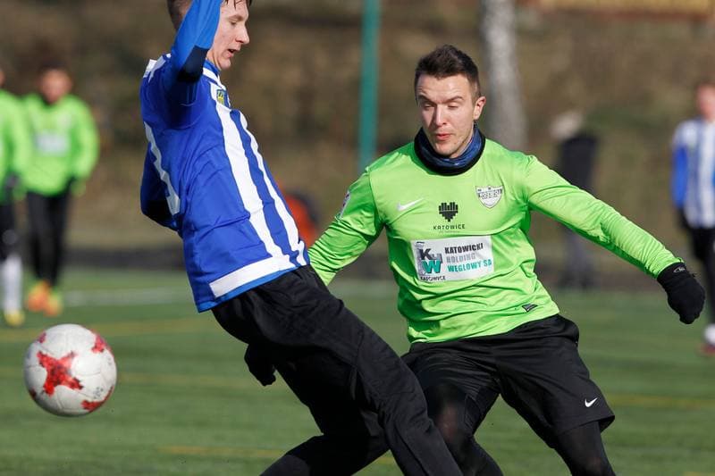 Football. Sparing. Ruch Chorzow - Rozwoj Katowice. 31.01.2018