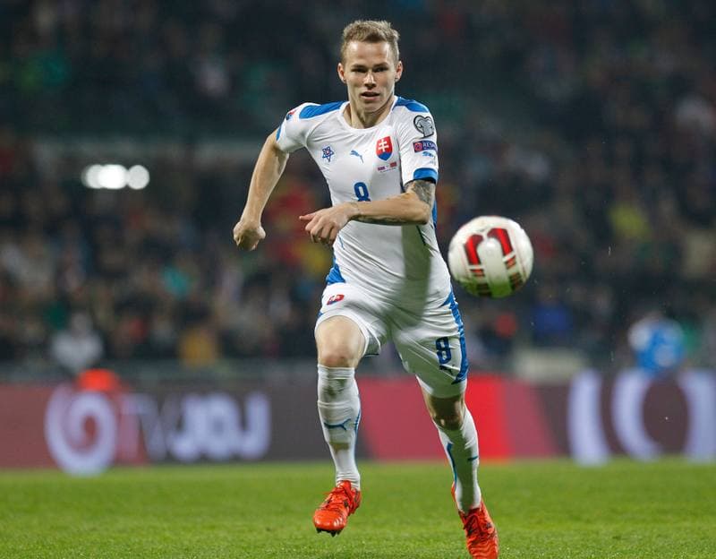 Football. UEFA Euro Qualifiers. Slovakia - Belarus. 09.10.2015
