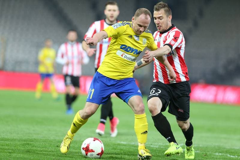 Football. Lotto Ekstraklasa. Cracovia Krakow - Arka Gdynia. 08.05.2017