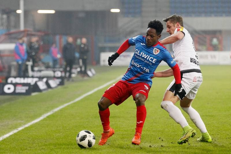 Football. Lotto Ekstraklasa. Piast Gliwice - Jagiellonia Bialystok. 12.02.2018
