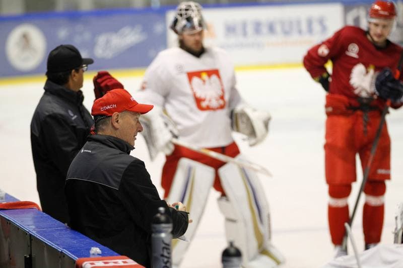 Ice Hockey. Poland national team. Training. 13.02.2018