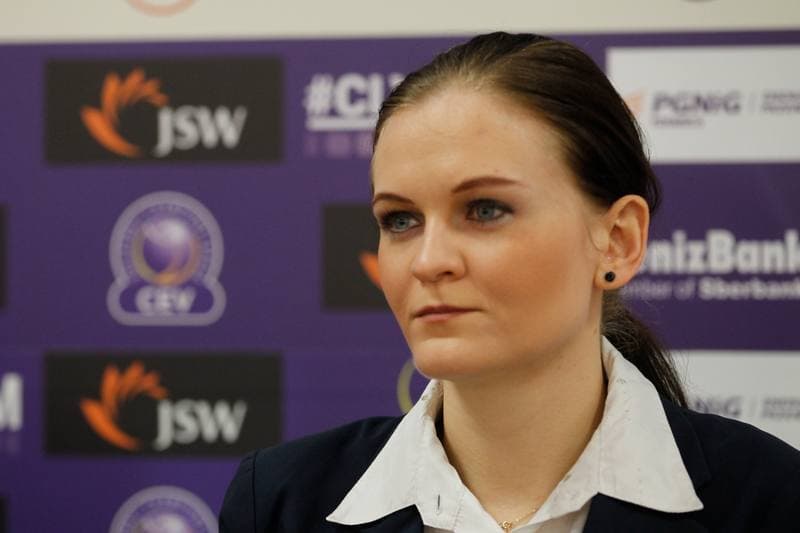 Volleyball. Jastrzebski Wegiel. Press Conference. 29.01.2018