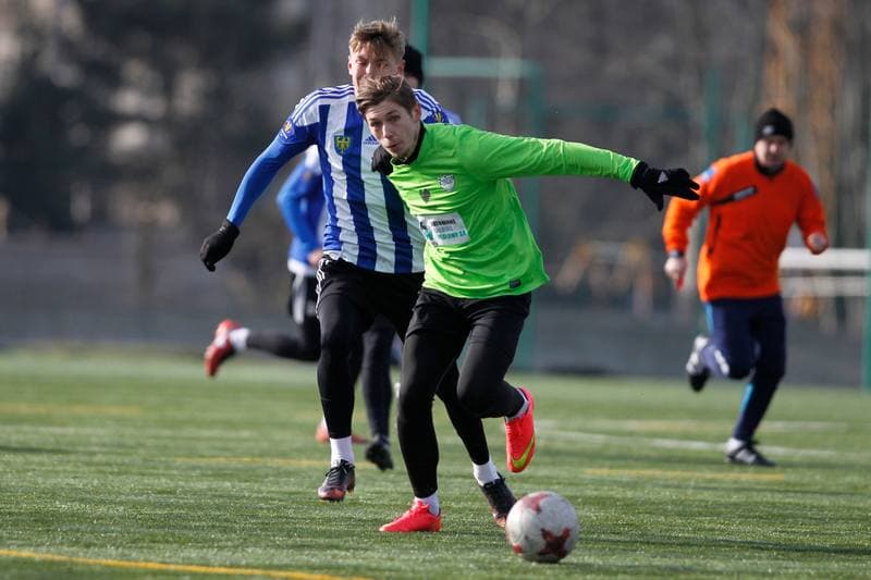 Football. Sparing. Ruch Chorzow - Rozwoj Katowice. 31.01.2018