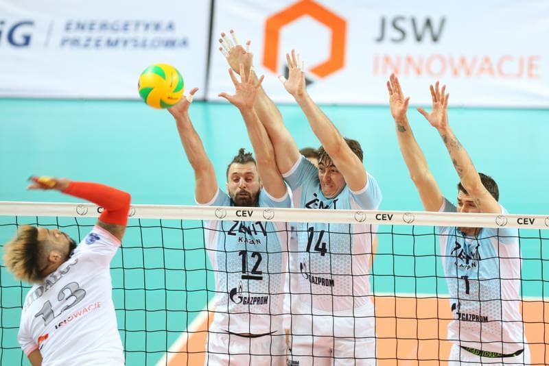 Volleyball. CEV Champions League. Jastrzebski Wegiel - Zenit Kazan. 31.01.2018