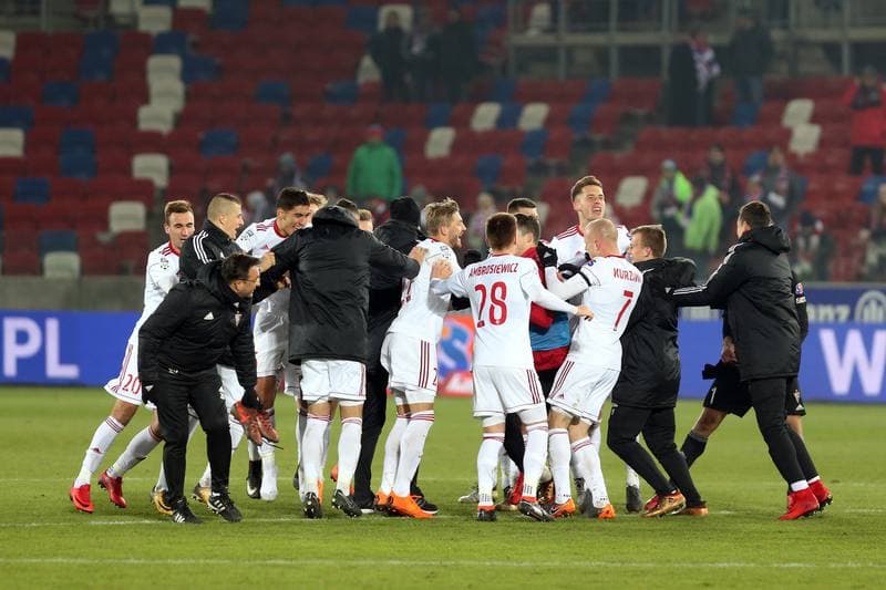 Football. Lotto Ekstraklasa. Gornik Zabrze - Bruk-Bet Termalica Nieciecza. 19.02.2018