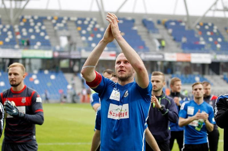 Football. Nice I Liga. Podbeskidzie Bielsko-Biala - Sandecja Nowy Sacz. 20.05.2017