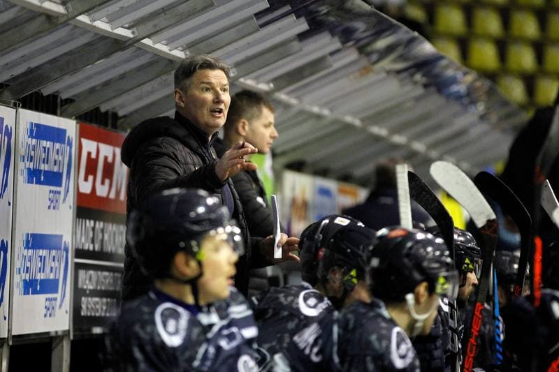 Ice Hockey. Polska Hokej Liga. Unia Oswiecim - MH Automatyka Gdansk. 01.02.2018