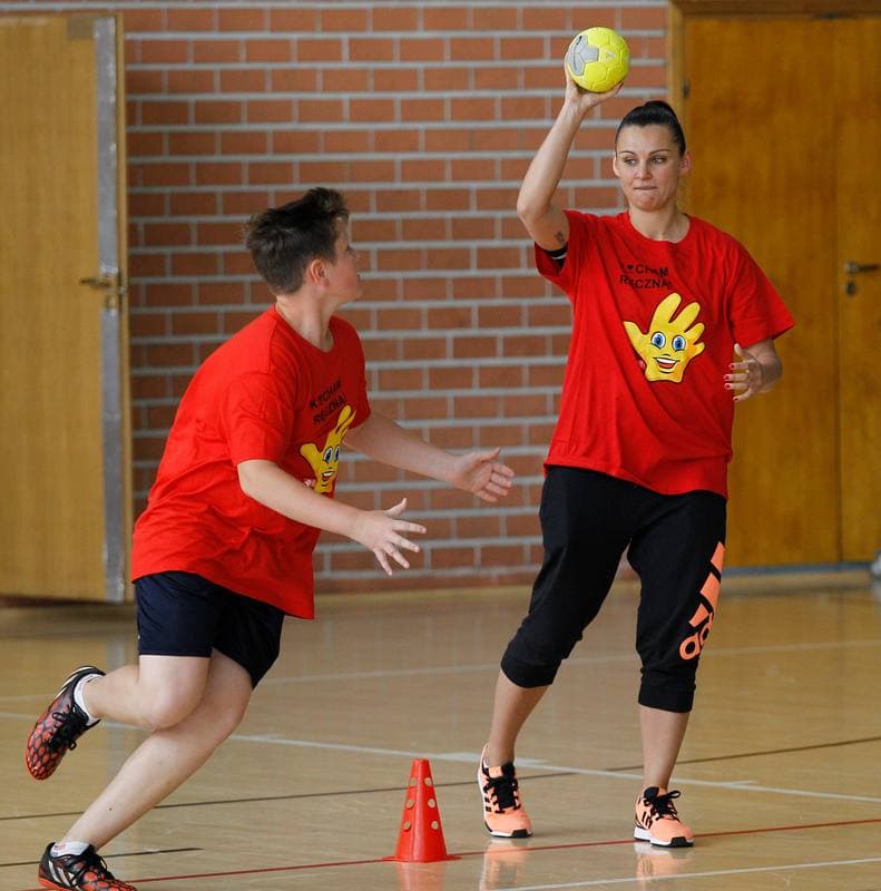 Handball. Poland national team. Training. 17.06.2015