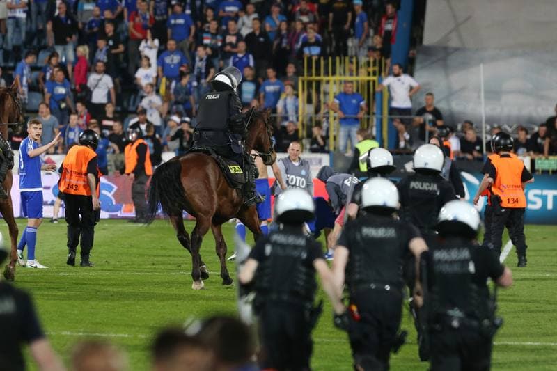 Football. Lotto Ekstraklasa. Ruch Chorzow - Gornik Leczna. 02.06.2017