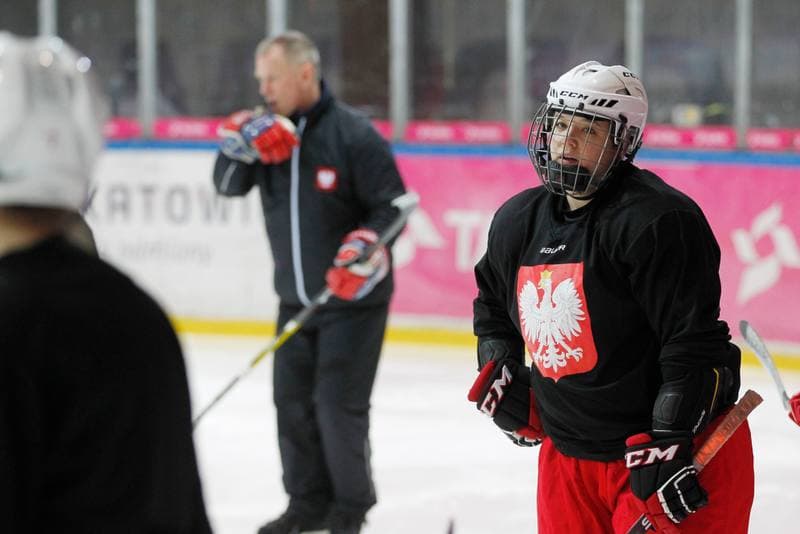 Ice Hockey. Poland national team. Training. 15.02.2018