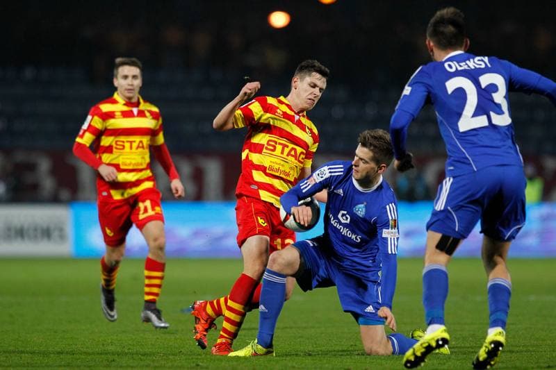 Football. T-Mobile Ekstraklasa. Ruch Chorzow - Jagiellonia Bialystok. 09.11.2014