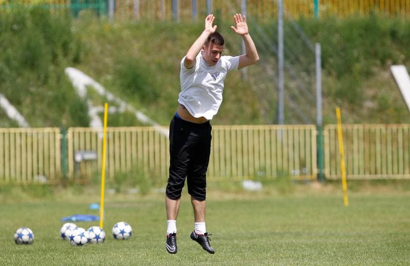 Football. Rozwoj Katowice. Training. 29.06.2015