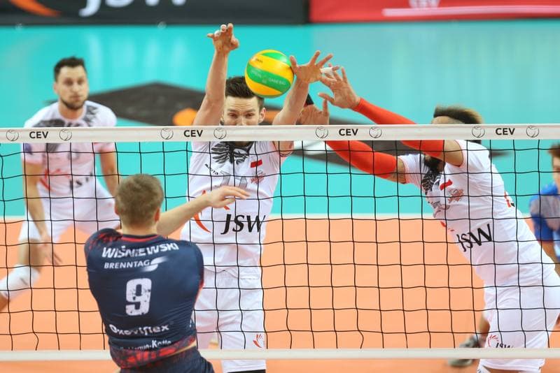 Volleyball. CEV Champions League. Jastrzebski Wegiel - ZAKSA Kedzierzyn-Kozle. 14.03.2018