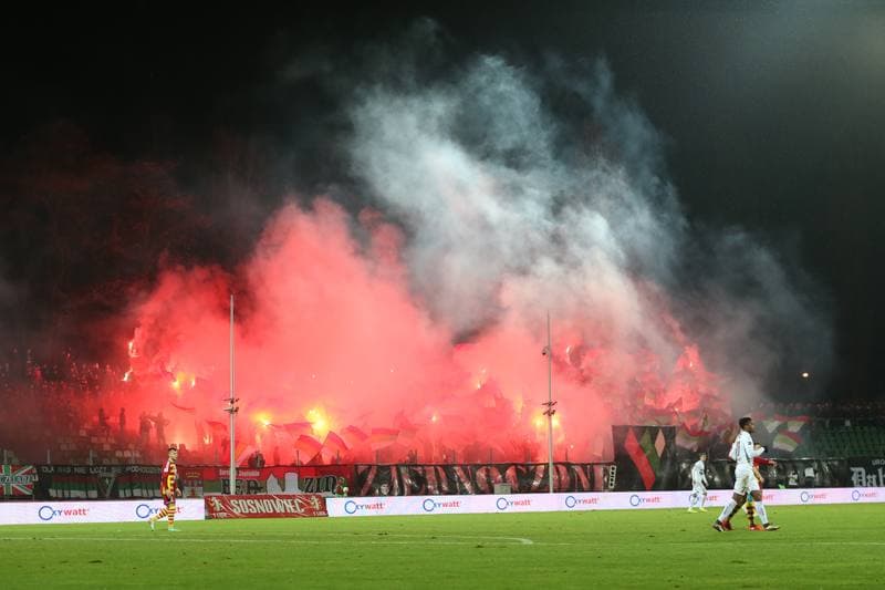 Football. I Liga. Zaglebie Sosnowiec - Chojniczanka Chojnice. 19.11.2016
